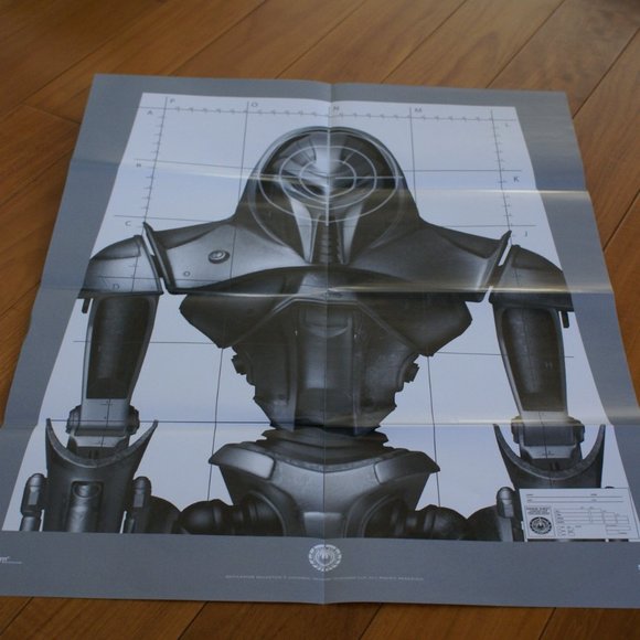 Battlestar Galactica Cylon Range Sheet Target Practice Poster x 2 sheets - Picture 3 of 3